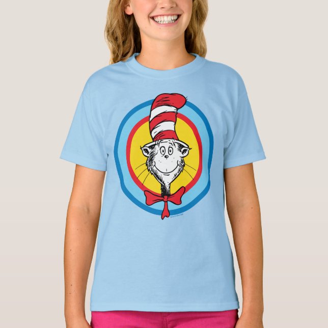 Dr. Seuss | Cat in the Hat Head Graphic T-Shirt (Front)