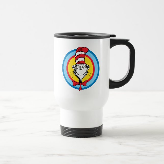 Dr. Seuss | Cat in the Hat Head Graphic Travel Mug (Right)