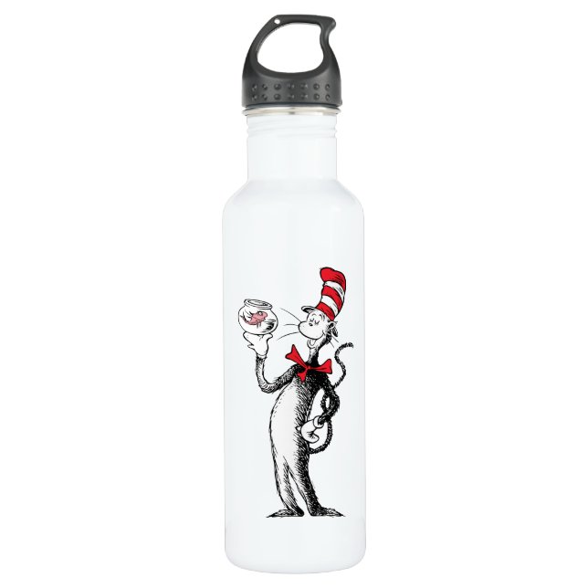 Dr. Seuss | Cat in the Hat & Krinklebine 710 Ml Water Bottle (Front)