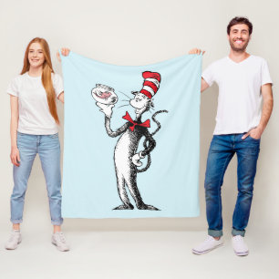 Dr. Seuss   Cat in the Hat & Krinklebine Fleece Blanket