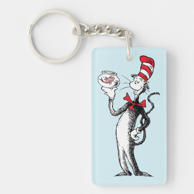 Dr. Seuss | Cat in the Hat & Krinklebine Key Ring (Front)