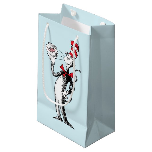 Dr. Seuss | Cat in the Hat & Krinklebine Small Gift Bag (Front Angled)