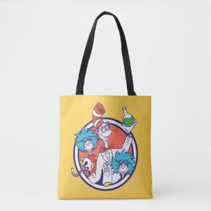 Dr. Seuss   Cat in the Hat & Lab Tech 1 Lab Tech 2 Tote Bag