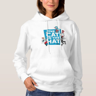 Dr. Seuss   Cat in the Hat Logo - Characters Hoodie