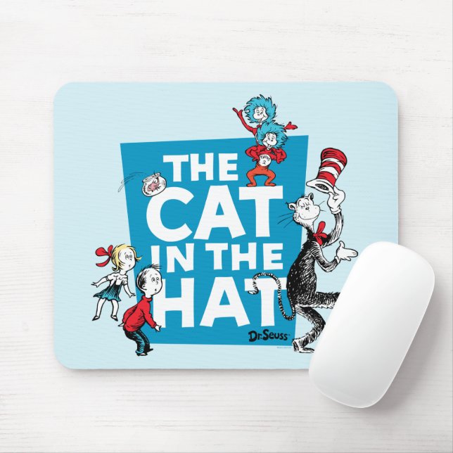 Dr. Seuss | Cat in the Hat Logo - Characters Mouse Pad (With Mouse)
