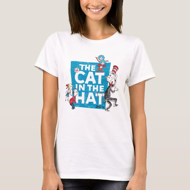 Dr. Seuss | Cat in the Hat Logo - Characters T-Shirt (Front)