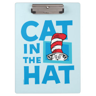 Dr. Seuss Cat in the Hat Logo Clipboard