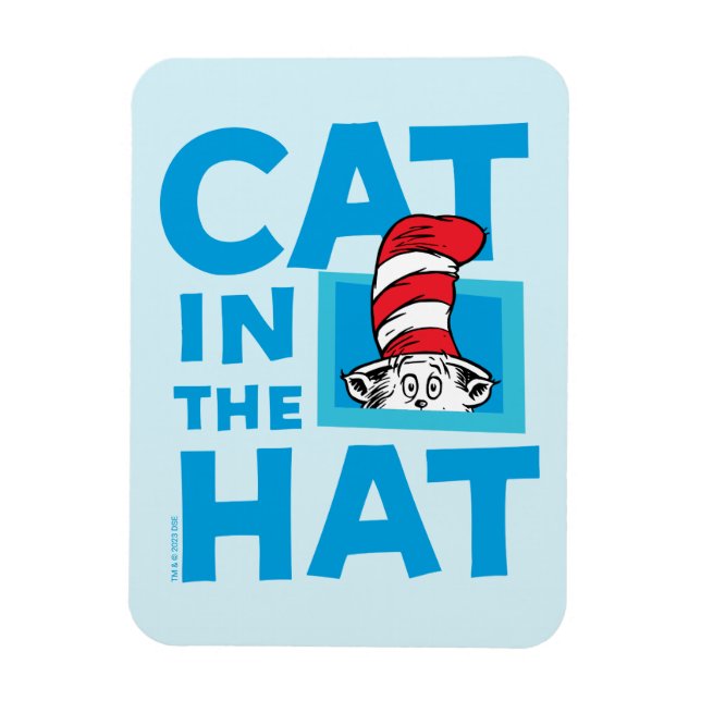 Dr. Seuss | Cat in the Hat Logo Magnet (Vertical)