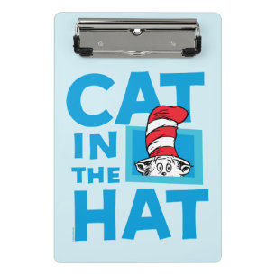 Dr. Seuss Cat in the Hat Logo Mini Clipboard