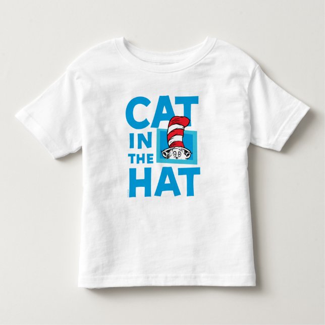 Dr. Seuss | Cat in the Hat Logo Toddler T-Shirt (Front)