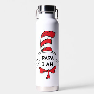 Dr. Seuss   Cat in the Hat - Papa I am Water Bottle