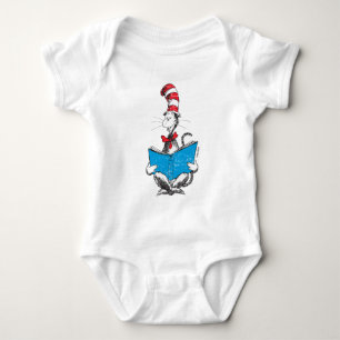 Dr. Seuss   Cat in the Hat - Reading Baby Bodysuit
