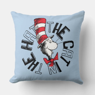 Dr. Seuss Cat in the Hat Round Art Cushion