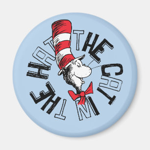 Dr. Seuss Cat in the Hat Round Art Magnet