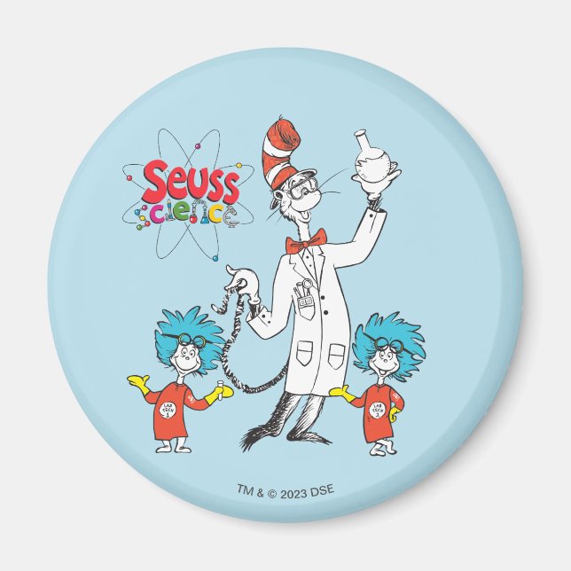 Dr. Seuss | Cat in the Hat Seuss Science Magnet (Front)
