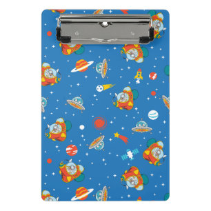 Dr. Seuss Cat in the Hat Space Pattern Mini Clipboard