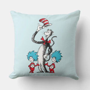Dr. Seuss Cat in the Hat, Thing One & Thing Two Cushion