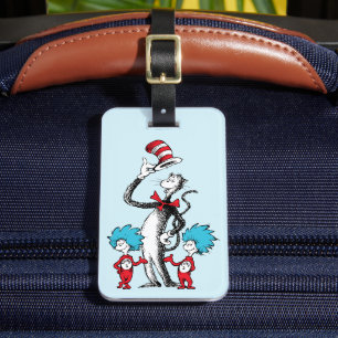 Dr. Seuss Cat in the Hat, Thing One & Thing Two Luggage Tag