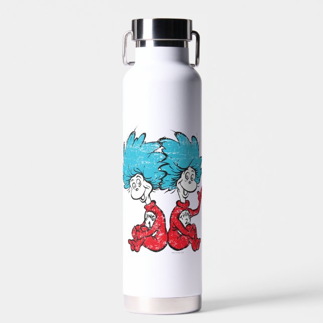 Dr. Seuss | Cat in the Hat Thing One & Thing Two Water Bottle (Front)