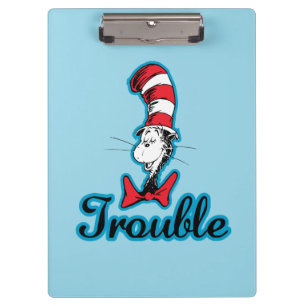 Dr. Seuss Cat in the Hat Trouble Clipboard
