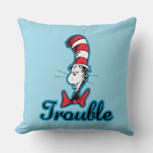 Dr. Seuss Cat in the Hat Trouble Cushion