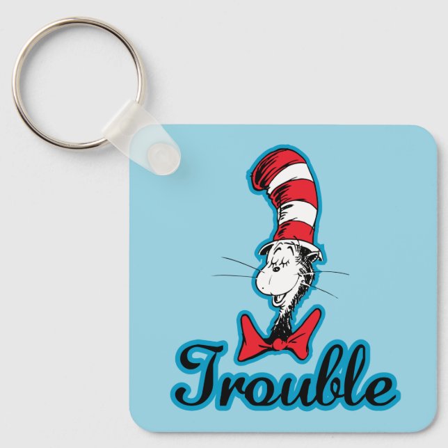Dr. Seuss | Cat in the Hat Trouble Key Ring (Front)