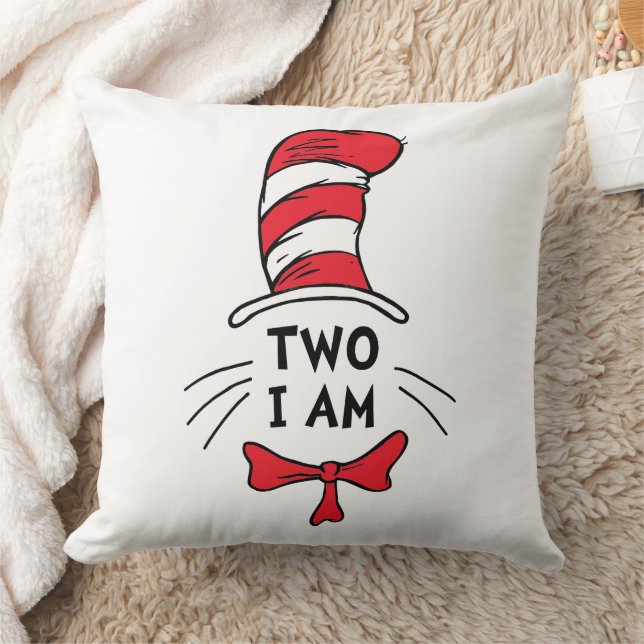 Dr. Seuss | Cat in the Hat - Two I Am Birthday Cushion (Blanket)
