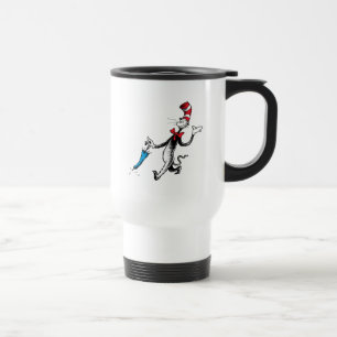 Dr. Seuss   Cat in the Hat Umbrella Walk Travel Mug