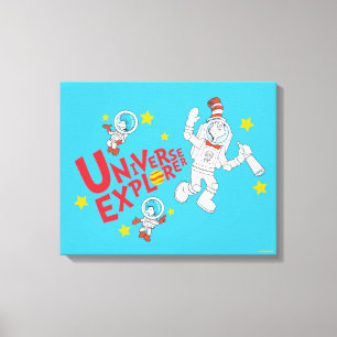 Dr. Seuss   Cat in the Hat Universe Explorer Canvas Print