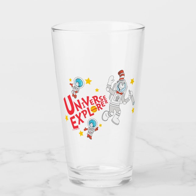 Dr. Seuss | Cat in the Hat Universe Explorer Glass (Front)