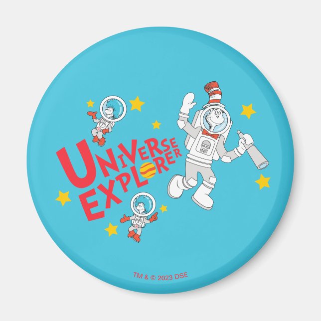 Dr. Seuss | Cat in the Hat Universe Explorer Magnet (Front)