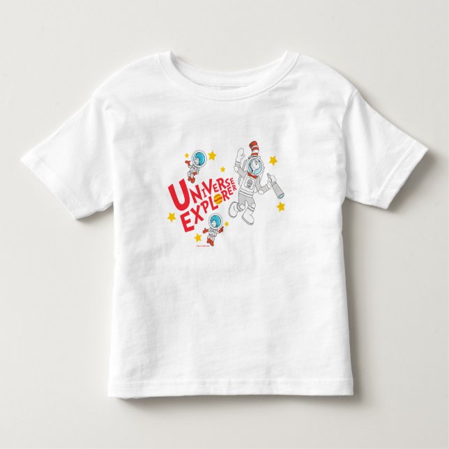 Dr. Seuss | Cat in the Hat Universe Explorer Toddler T-Shirt (Front)