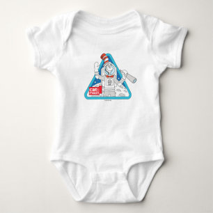 Dr. Seuss Cat in the Moon Outer Space Graphic Baby Bodysuit