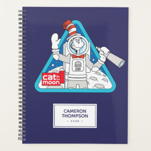 Dr. Seuss Cat in the Moon Outer Space Graphic Planner