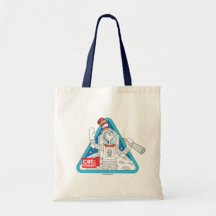 Dr. Seuss Cat in the Moon Outer Space Graphic Tote Bag