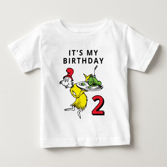 Dr. Seuss Character Confetti | Kids Birthday Baby T-Shirt (Front)