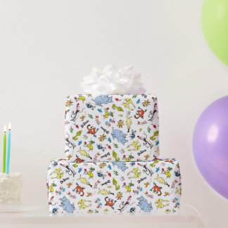 Dr. Seuss Character Confetti | Kids Birthday Wrapping Paper
