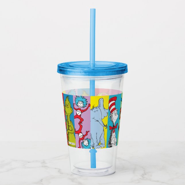 Dr. Seuss | Character Slice Acrylic Tumbler (Front)