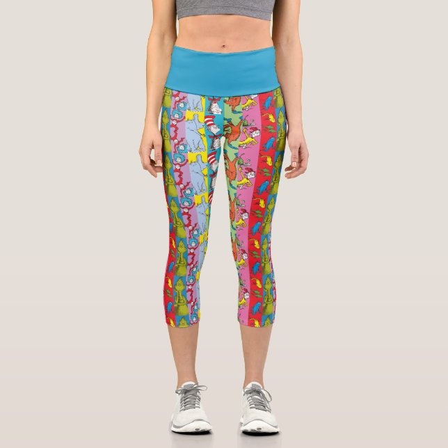 Dr. Seuss | Character Slice Capri Leggings (Front)