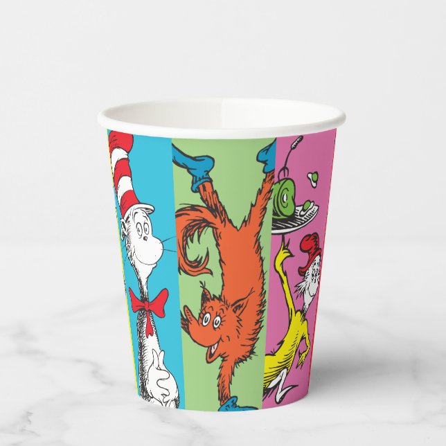 Dr. Seuss | Character Slice Paper Cups (Left)