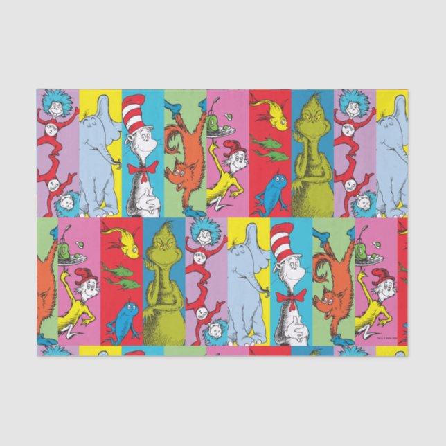 Dr. Seuss | Character Slice Tissue Paper (Front)
