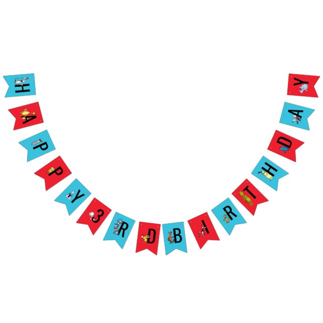 Dr. Seuss - Characters | Kids Birthday Bunting (All)