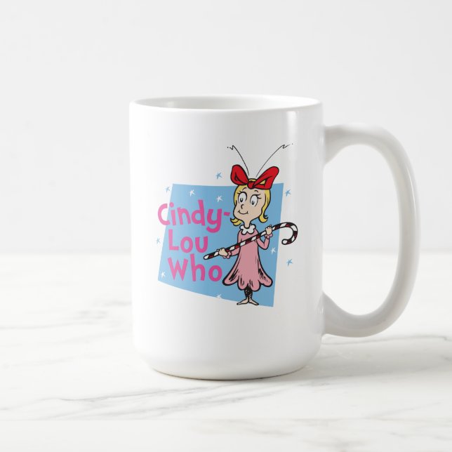 Dr. Seuss | Cindy-Lou Who - Candy Cane Coffee Mug (Right)