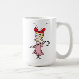 Dr. Seuss Cindy-Lou Who - Holding Candy Cane Coffee Mug