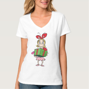 Dr. Seuss   Cindy-Lou Who - Holding Present T-Shirt