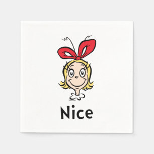 Dr. Seuss Cindy-Lou Who is Nice Napkin