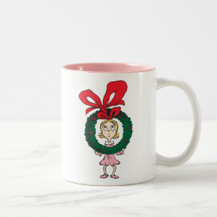 Dr. Seuss   Cindy-Lou Who - Wreath Two-Tone Coffee Mug