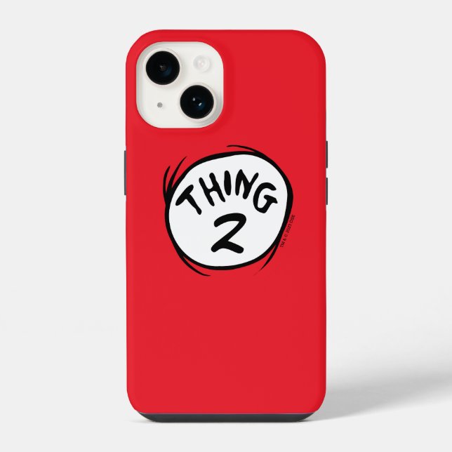 Dr. Seuss | Custom Thing One Thing Two iPhone Case (Back)