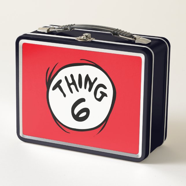 Dr. Seuss | Custom Thing One Thing Two Metal Lunch Box (Front)