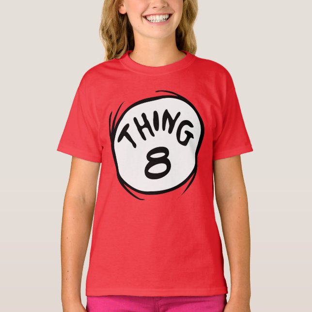 Dr. Seuss | Custom Thing One Thing Two T-Shirt (Front)